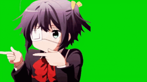 Green Anime Background GIF