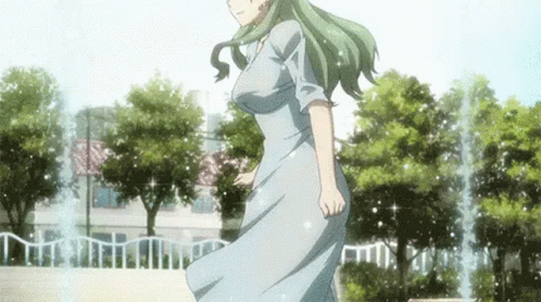 Green Anime Canaan Hakkoh GIF