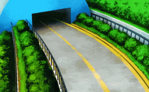Green Anime Car Cute Girl Drive GIF