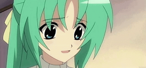 Green Anime Shion Sonozaki GIF