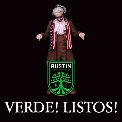 Green Austin FC Logo With Tree GIF
