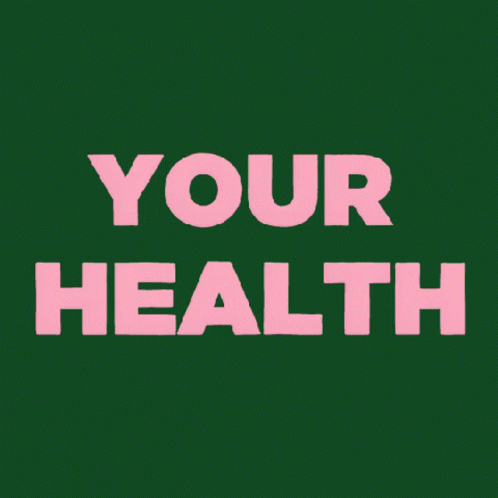 Green Background Global Health Pink