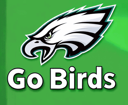 Green Background With Eagle and Go Birds
