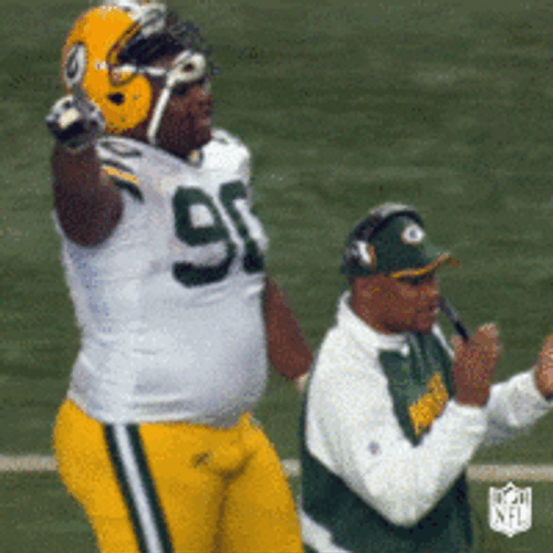 Green Bay Packers BJ Raji Hip Thrust GIF