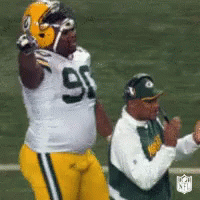 Green Bay Packers Football Player Number 96 GIF