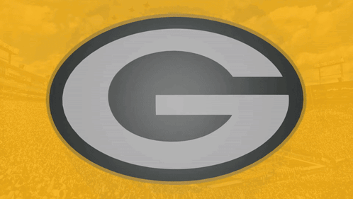 Green Bay Packers Logo On Yellow Background GIF