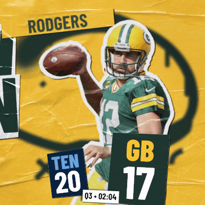 Green Bay Packers Man Holding Football
