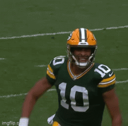 Green Bay Packers Number 10 Football Player GIF