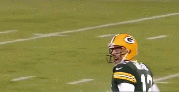 Green Bay Packers Player Celebrating Touchdown GIF