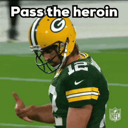 Green Bay Packers Player Giving Thumbs Up