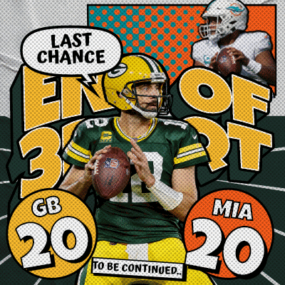 Green Bay Packers Player Holding Football Last Chance