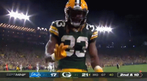Green Bay Packers Player Number 33