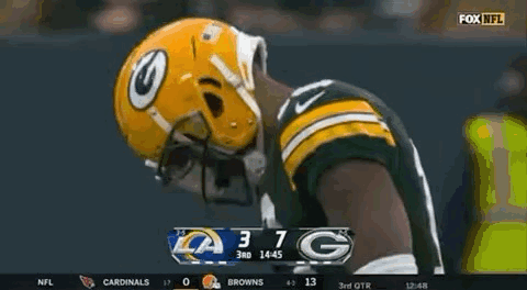 Green Bay Packers Players Shaking Hands