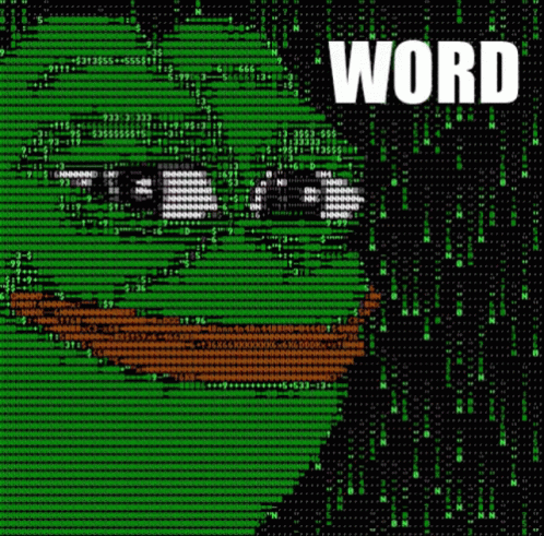 Green Blob Word GIF