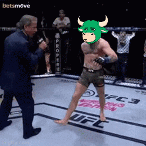Green Bull Mcgregor Walk GIF