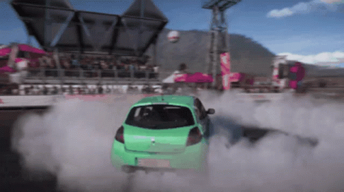 Green Car License Plate SDC GIF