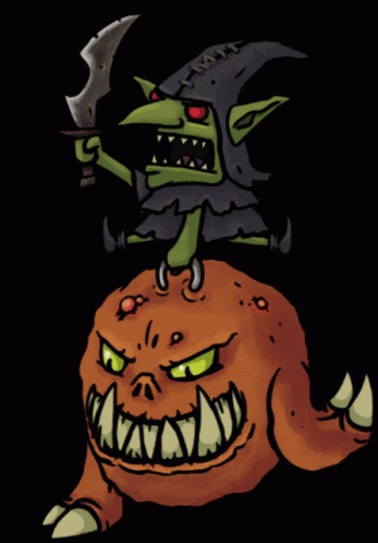 Green Cartoon Character Smiling