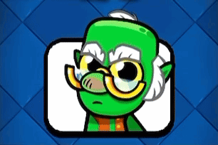 Green Cartoon Character with Glasses and Beard