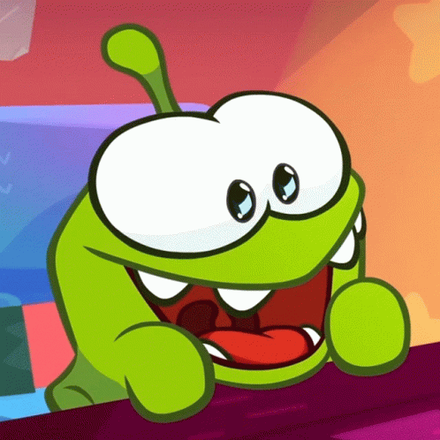 Green Cartoon Character With Red Tongue GIF