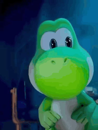 Green Cartoon Character