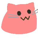 Green Cat Making Weird Face