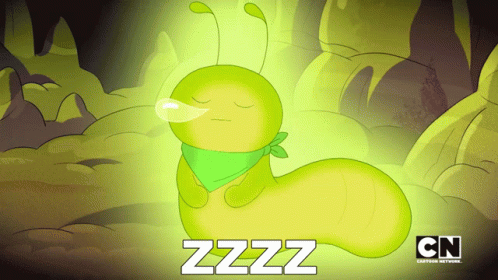 Green Caterpillar Zzz