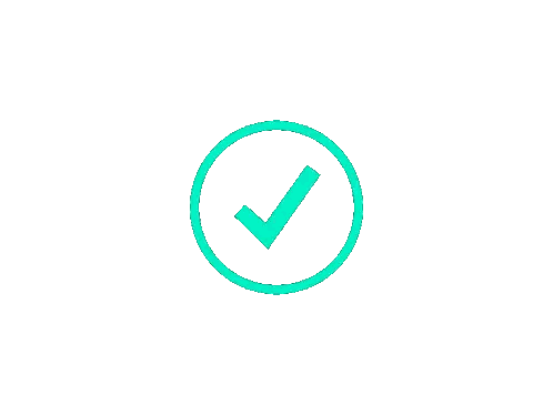Green Check Mark in Green Circle