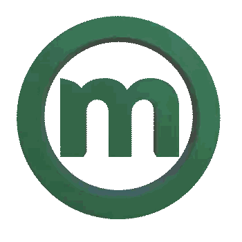 Green Circle with Letter M