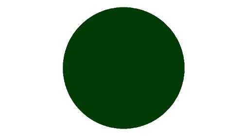 Green Circle with Upa and Yellow Flame