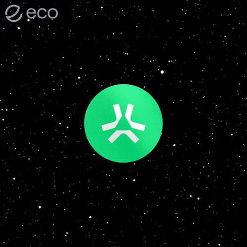 Green Circle With White Symbol