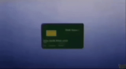 Green Credit Card With Yellow Stripe