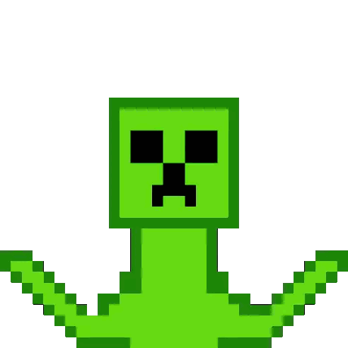 Green Creeper Pixel Art