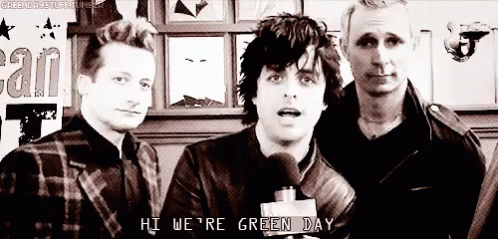 Green Day Band Introduction GIF