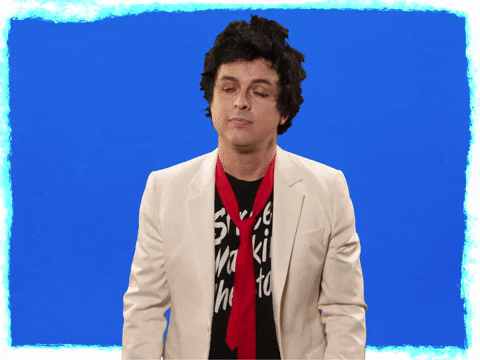 Green Day Billie Joe Angel Face GIF