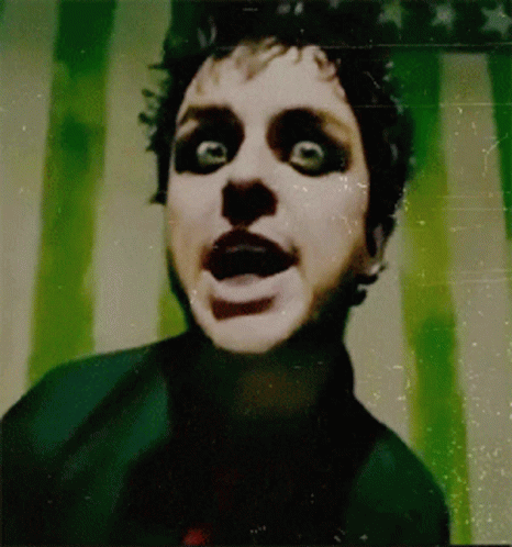 Green Day Billie Joe Rock Musician GIF