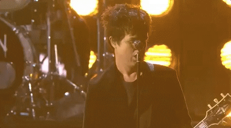Green Day Billie Joe Rock GIF
