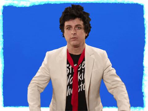 Green Day Billie Joe Thumbs Up GIF