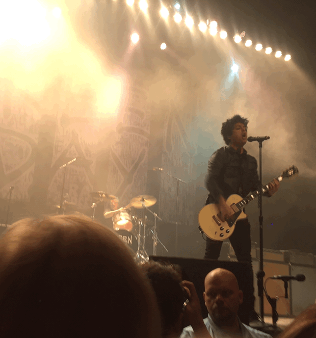 Green Day Concert Billie Joe GIF
