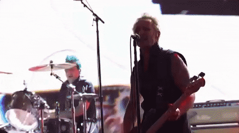 Green Day Cool Rock Songs GIF