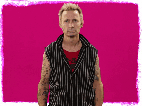 Green Day Mike Dirnt Facepalm GIF