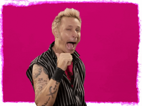 Green Day Mike Dirnt Thumbs Up GIF
