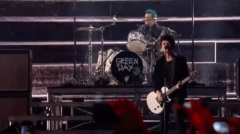 Green Day Singing Guitar Mtv Ema GIF