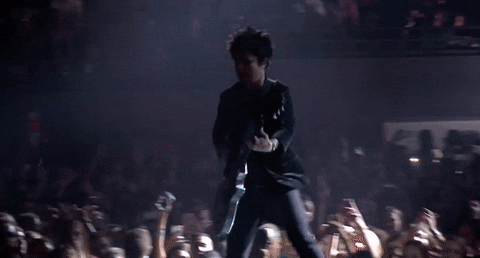 Green Day Solo Guitar Performance GIF