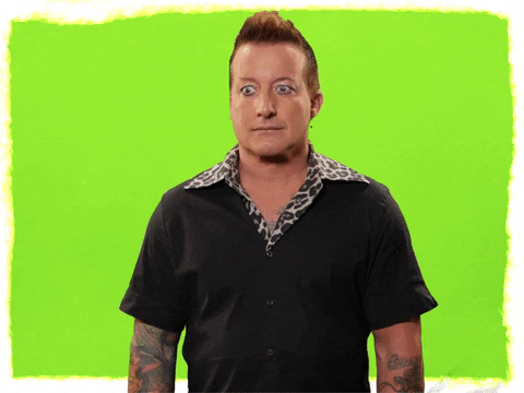 Green Day Tré Cool Shake GIF