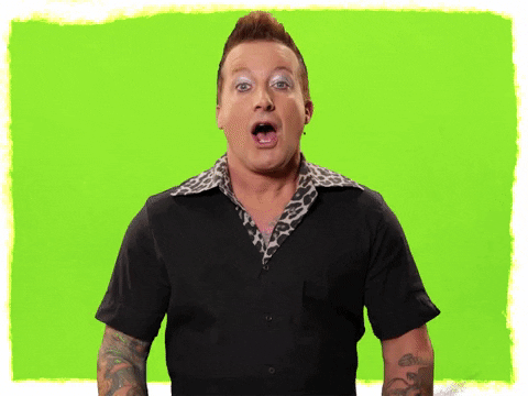 Green Day Tré Cool Thank You GIF