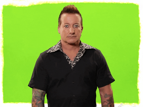 Green Day Tré Cool Thumbs Up GIF