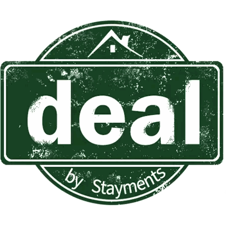 Green Deal Sign with White Letters