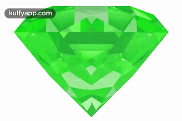 Green Diamond With Kulfyapp.com GIF