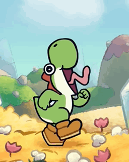 Green Dinosaur Walking in Field