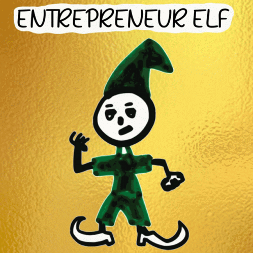 Green Entrepreneur Elf GIF